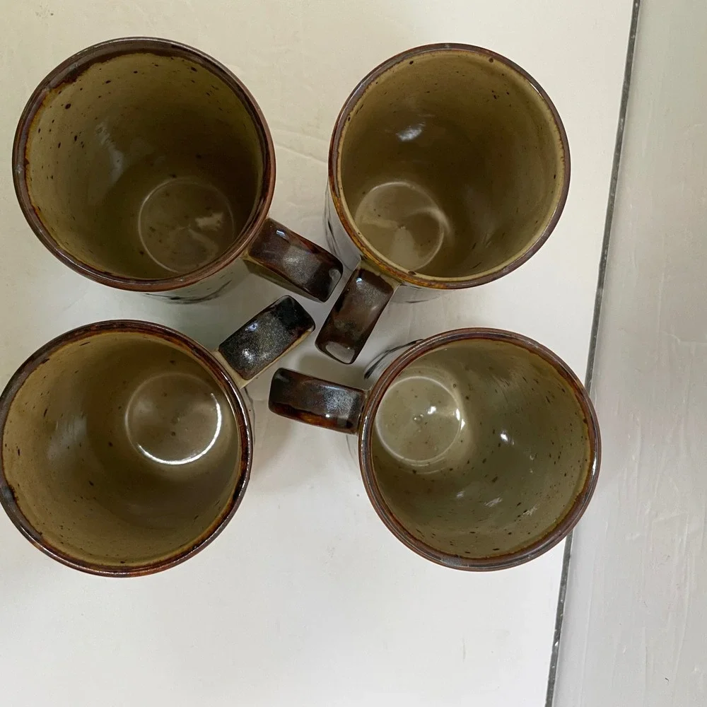 EXCELLENT CONDITION OWL MUGS‎ OTAGIRI STYLE. SET OF FOUR.